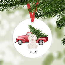 Load image into Gallery viewer, Coton de Tulear ornament personalized