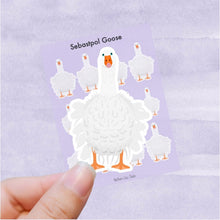Load image into Gallery viewer, Sebastopol Goose vinyl sticker sheet