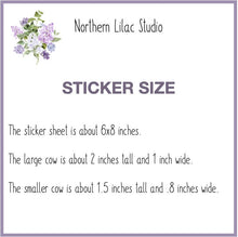 Load image into Gallery viewer, Nubian Goat vinyl sticker sheet