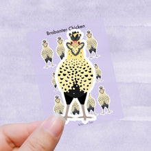 Load image into Gallery viewer, Bradbanter chicken vinyl sticker sheet