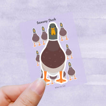 Load image into Gallery viewer, Saxony duck vinyl sticker sheet