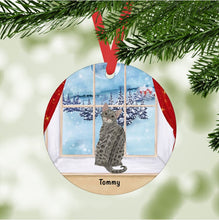 Load image into Gallery viewer, Bengal Cat ornament personalized