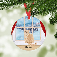 Load image into Gallery viewer, British Shorthair Cat ornament personalized