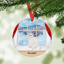 Load image into Gallery viewer, British Shorthair Cat ornament personalized