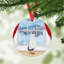 Load image into Gallery viewer, Domestic Shorthair Cat ornament personalized