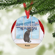 Load image into Gallery viewer, Sphynx Cat ornament personalized