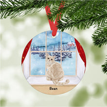 Load image into Gallery viewer, British Shorthair Cat ornament personalized