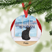 Load image into Gallery viewer, Chartreux Cat ornament personalized