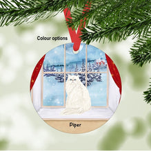 Load image into Gallery viewer, Himalayan Cat ornament personalized