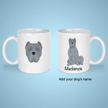 Load image into Gallery viewer, Cane Corso (cropped ears) 11 oz mug personalized