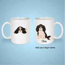 Load image into Gallery viewer, Cavalier King Charles Spaniel 11 oz mug personalized