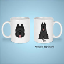 Load image into Gallery viewer, Briard 11 oz mug personalized