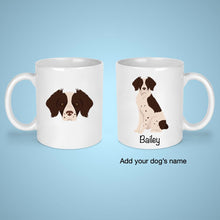 Load image into Gallery viewer, Brittany Spaniel 11 oz mug personalized