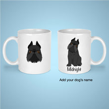 Load image into Gallery viewer, Brussels Griffon (cropped ears) 11 oz mug personalized