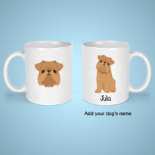 Load image into Gallery viewer, Brussels Griffon (docked tail) 11 oz mug personalized