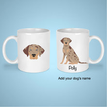 Load image into Gallery viewer, Catahoula Leopard Dog 11 oz mug personalized