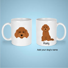 Load image into Gallery viewer, Cockapoo 11 oz mug personalized