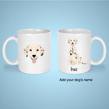 Load image into Gallery viewer, Dalmatian 11 oz mug personalized