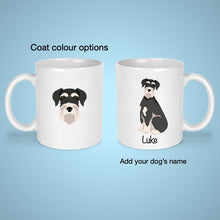 Load image into Gallery viewer, Giant Schnauzer (natural ears) 11 oz mug personalized