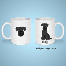 Load image into Gallery viewer, Miniature Schnauzer (natural ears) 11 oz mug personalized