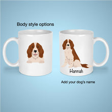 Load image into Gallery viewer, Welsh Springer Spaniel 11 oz mug personalized