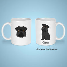 Load image into Gallery viewer, Brussels Griffon (docked tail) 11 oz mug personalized