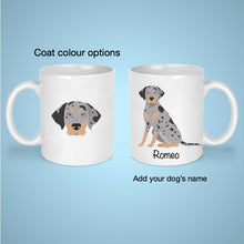 Load image into Gallery viewer, Catahoula Leopard Dog 11 oz mug personalized