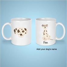 Load image into Gallery viewer, Dalmatian 11 oz mug personalized