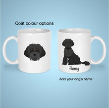 Load image into Gallery viewer, Portuguese Water Dog 11 oz mug personalized