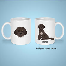 Load image into Gallery viewer, Portuguese Water Dog 11 oz mug personalized
