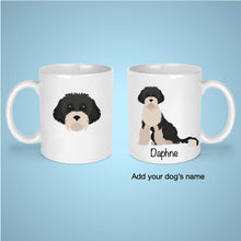 Load image into Gallery viewer, Portuguese Water Dog 11 oz mug personalized