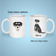 Load image into Gallery viewer, Giant Schnauzer (natural ears and tail) 11 oz mug personalized