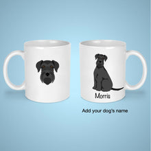 Load image into Gallery viewer, Giant Schnauzer (natural ears and tail) 11 oz mug personalized