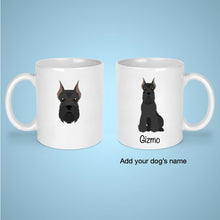 Load image into Gallery viewer, Miniature Schnauzer (cropped ears) 11 oz mug personalized