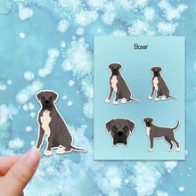Load image into Gallery viewer, Boxer (natural) Vinyl Sticker Set