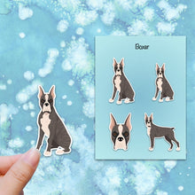 Load image into Gallery viewer, Boxer (cropped and docked) Vinyl Sticker Set