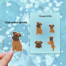 Load image into Gallery viewer, Brussels Griffon Vinyl Sticker Set