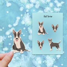 Load image into Gallery viewer, Bull Terrier Vinyl Stickers Set