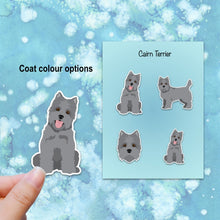 Load image into Gallery viewer, Cairn Terrier Vinyl Stickers Set