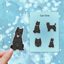 Load image into Gallery viewer, Cairn Terrier Vinyl Stickers Set