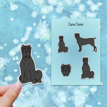 Load image into Gallery viewer, Cane Corso (cropped and docked) Vinyl Sticker Set