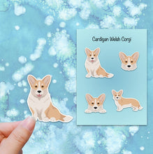 Load image into Gallery viewer, Cardigan Welsh Corgi Vinyl Sticker Set