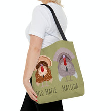 Load image into Gallery viewer, Turkey Lover's Tote Bag personalized