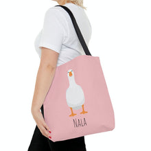 Load image into Gallery viewer, Goose Lover's Tote Bag personalized