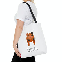 Load image into Gallery viewer, Pig Lover's Tote Bag personalized