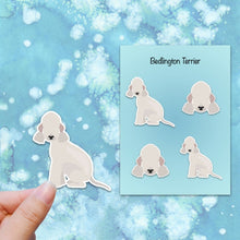 Load image into Gallery viewer, Bedlington Terrier Vinyl Sticker Set