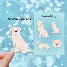 Load image into Gallery viewer, American Bulldog Vinyl Sticker Set
