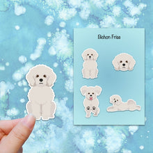 Load image into Gallery viewer, Bichon Frise Vinyl Sticker Set
