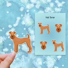 Load image into Gallery viewer, Irish Terrier Vinyl Sticker Set