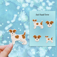 Load image into Gallery viewer, Jack Russell Terrier (wirecoat) Vinyl Sticker Set